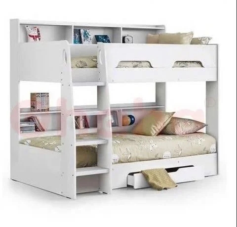 Giường tầng thông minh 1m4x2m trắng GP348
